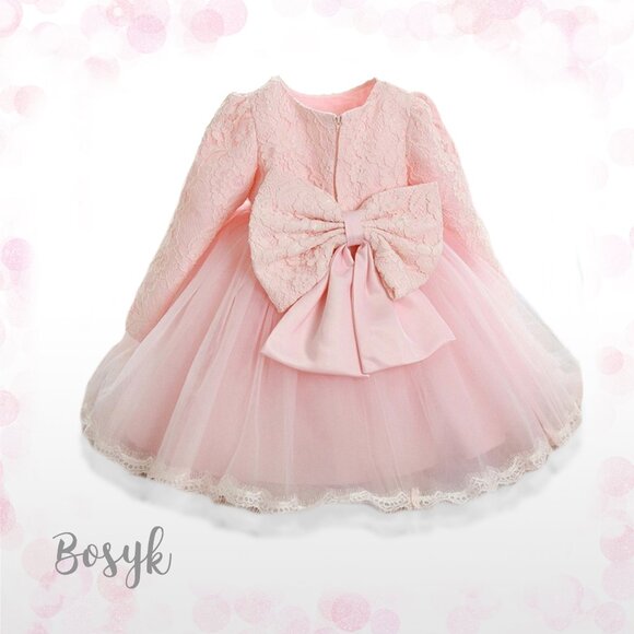 Grace Dress - Light Pink - Dress for Girls - Elegant Dress for Girls - Dresses - Picture 1 of 2